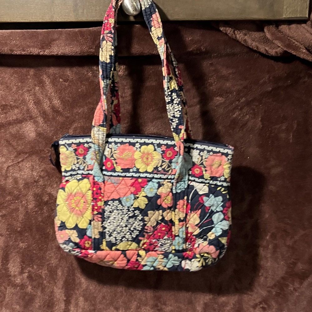 Vera Bradley Colorful Leaf Pattern Shoulder Bag (item # 1060) - Picture 4 of 8